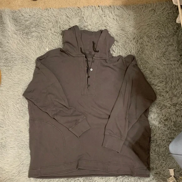 Grey oversized Arie hoodie - Picture 2 of 4